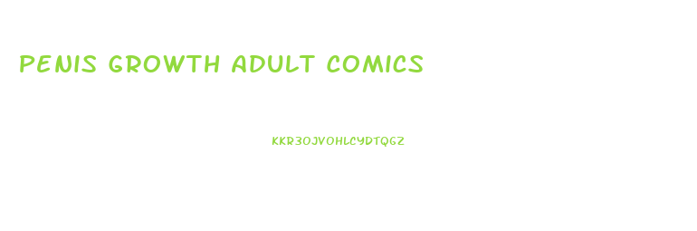 Penis Growth Adult Comics