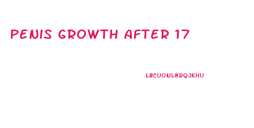 Penis Growth After 17