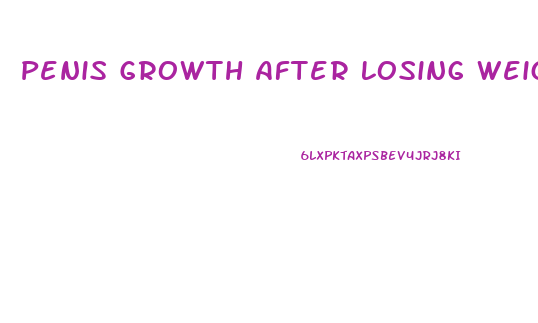 Penis Growth After Losing Weight