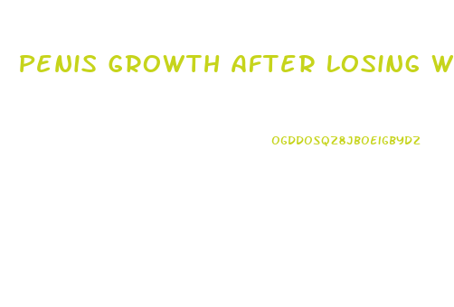 Penis Growth After Losing Weigt