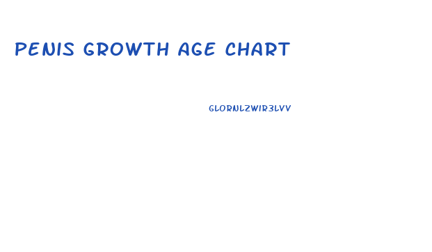 Penis Growth Age Chart