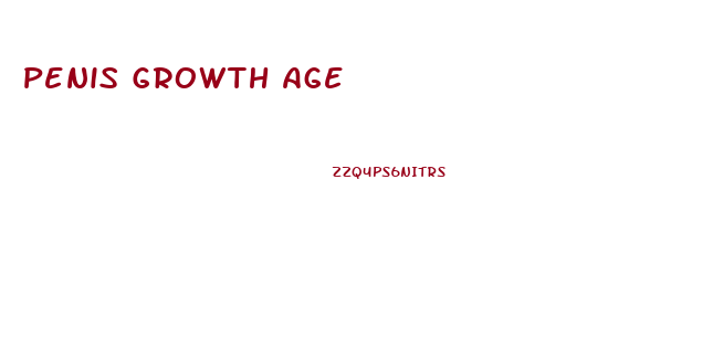 Penis Growth Age