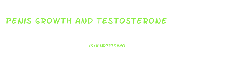 Penis Growth And Testosterone