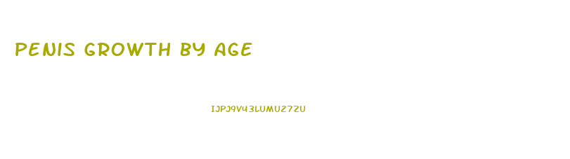 Penis Growth By Age