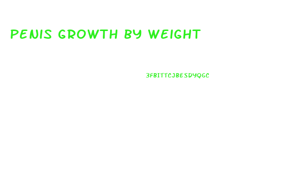 Penis Growth By Weight