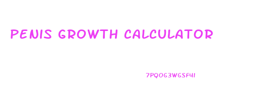 Penis Growth Calculator