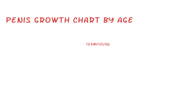 Penis Growth Chart By Age
