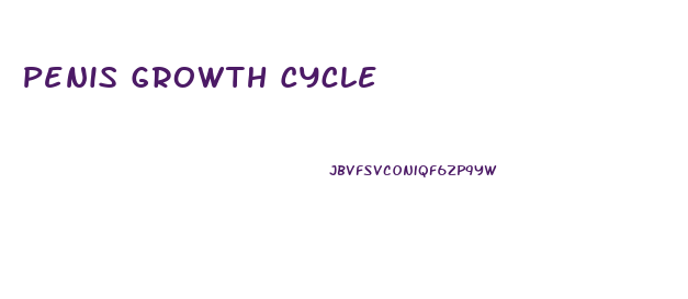 Penis Growth Cycle