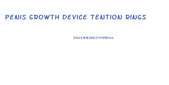 Penis Growth Device Tention Rings