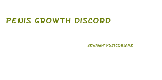 Penis Growth Discord