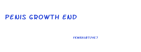 Penis Growth End