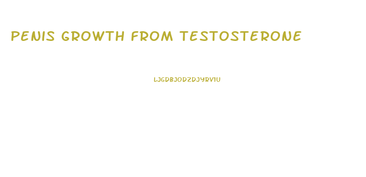 Penis Growth From Testosterone