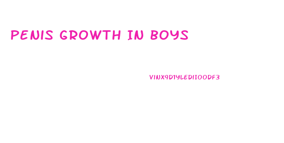 Penis Growth In Boys