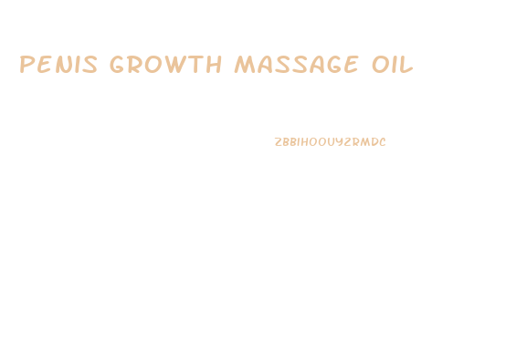 Penis Growth Massage Oil