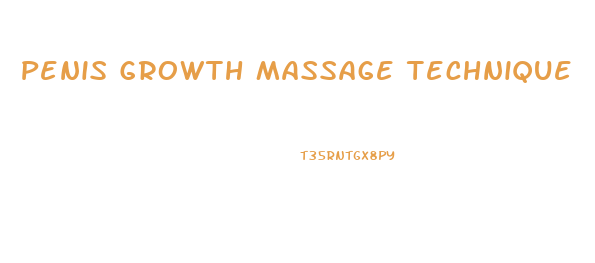 Penis Growth Massage Technique