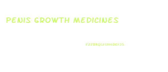 Penis Growth Medicines