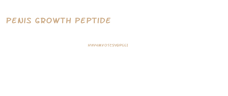 Penis Growth Peptide