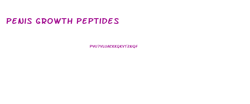 Penis Growth Peptides