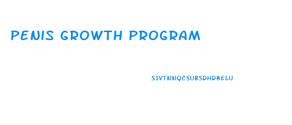 Penis Growth Program