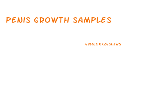 Penis Growth Samples