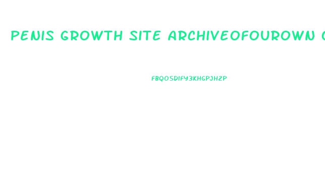 Penis Growth Site Archiveofourown Org