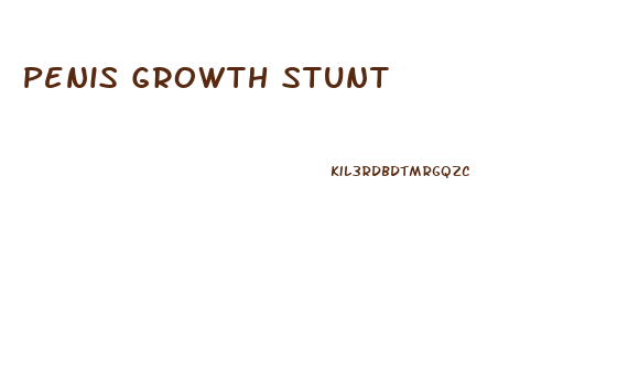 Penis Growth Stunt