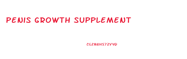 Penis Growth Supplement