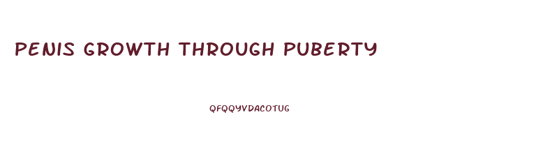 Penis Growth Through Puberty