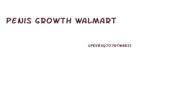 Penis Growth Walmart