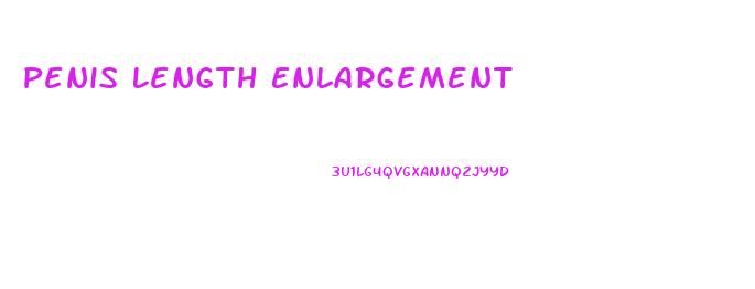 Penis Length Enlargement