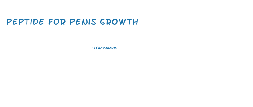 Peptide For Penis Growth