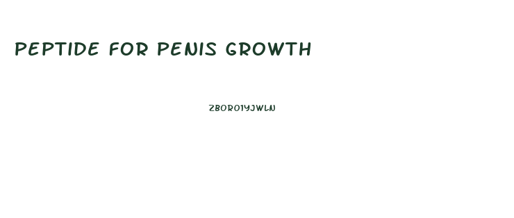 Peptide For Penis Growth