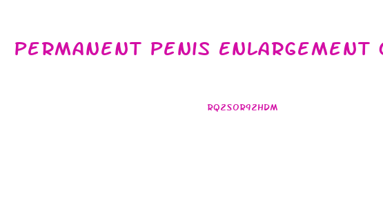 Permanent Penis Enlargement Oil