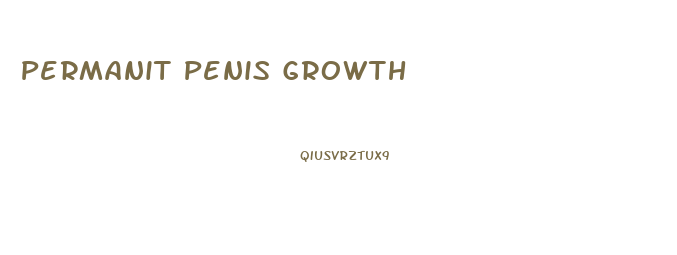 Permanit Penis Growth