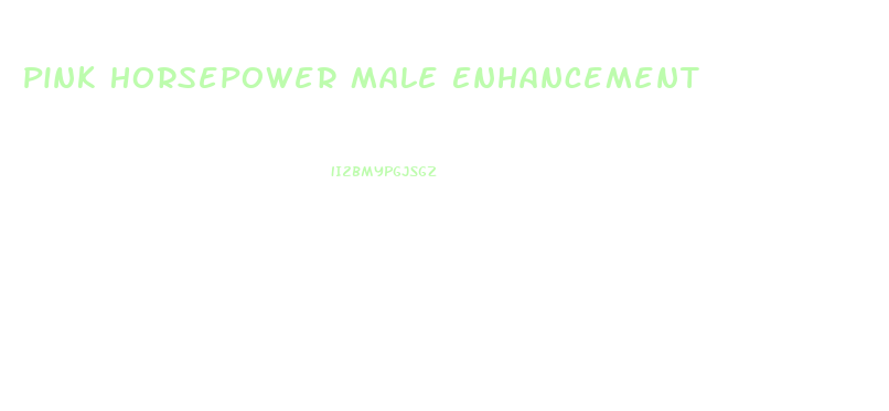 Pink Horsepower Male Enhancement