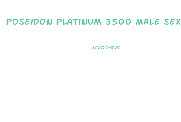 Poseidon Platinum 3500 Male Sexual Enhancement 6 Authentic Pills