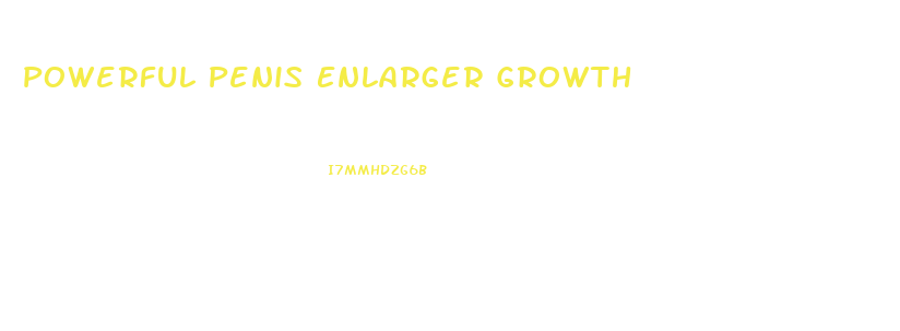 Powerful Penis Enlarger Growth