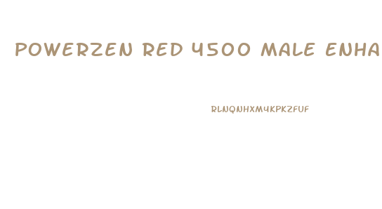 Powerzen Red 4500 Male Enhancement Pills