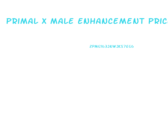 Primal X Male Enhancement Price