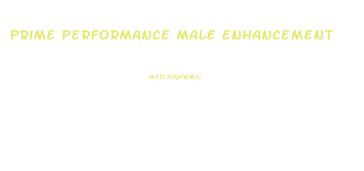 Prime Performance Male Enhancement