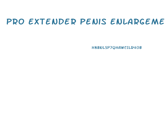 Pro Extender Penis Enlargement