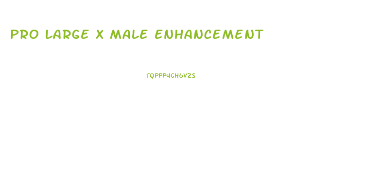 Pro Large X Male Enhancement
