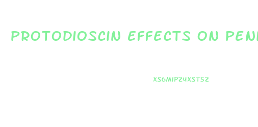 Protodioscin Effects On Penis Enlargement