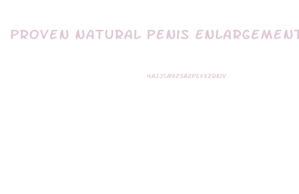 Proven Natural Penis Enlargement Techniques