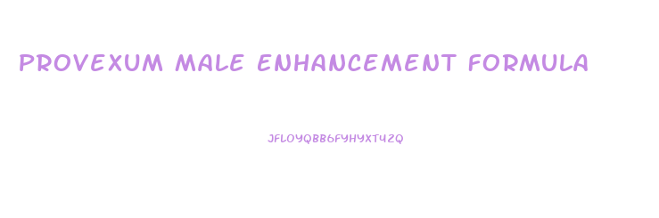 Provexum Male Enhancement Formula