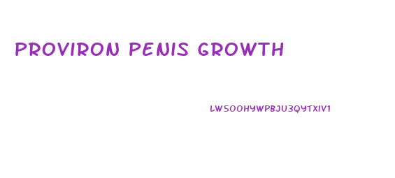 Proviron Penis Growth