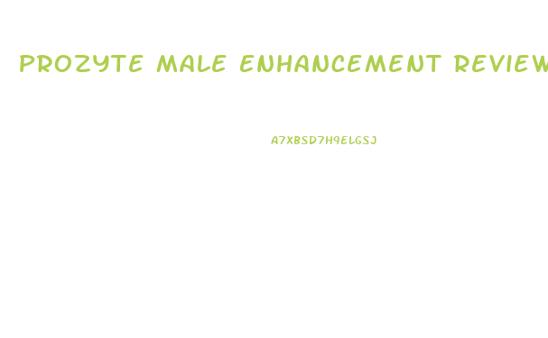 Prozyte Male Enhancement Reviews