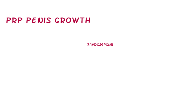 Prp Penis Growth