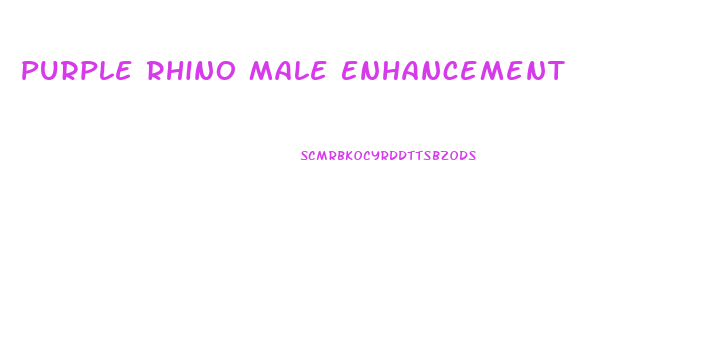 Purple Rhino Male Enhancement