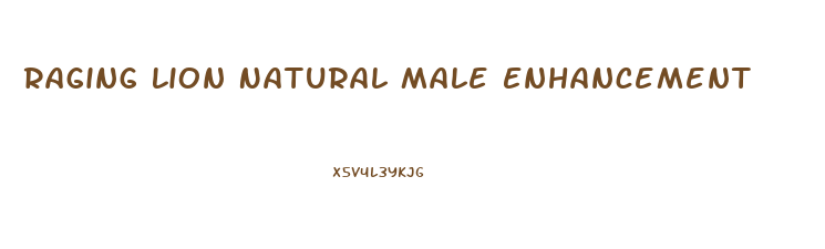 Raging Lion Natural Male Enhancement